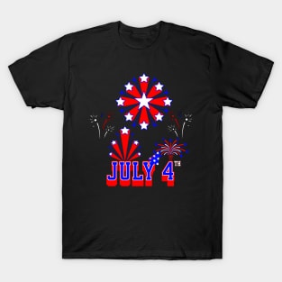 Sparkling Spectacle: A Patriotic Celebration for July 4th! T-Shirt